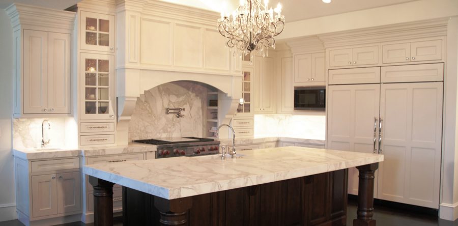 White Inset with Cherrywood