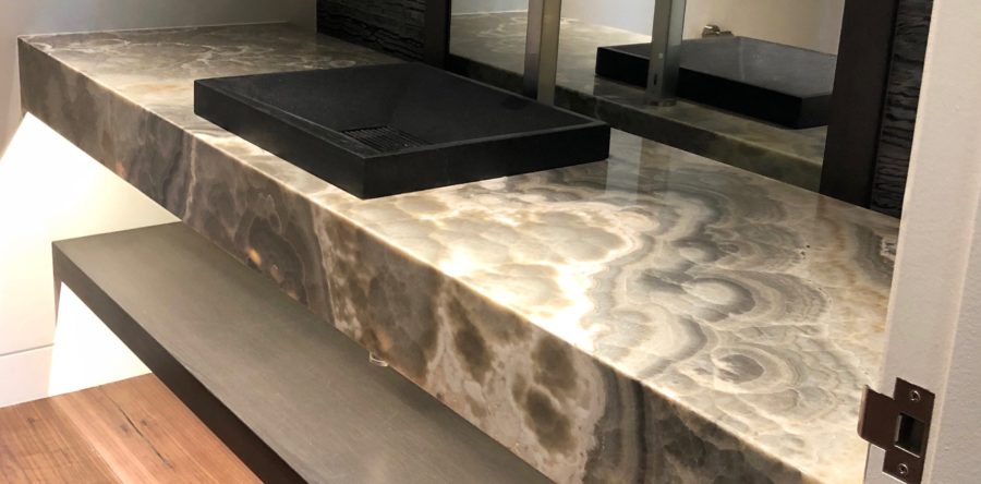 Floating Stone Vanity